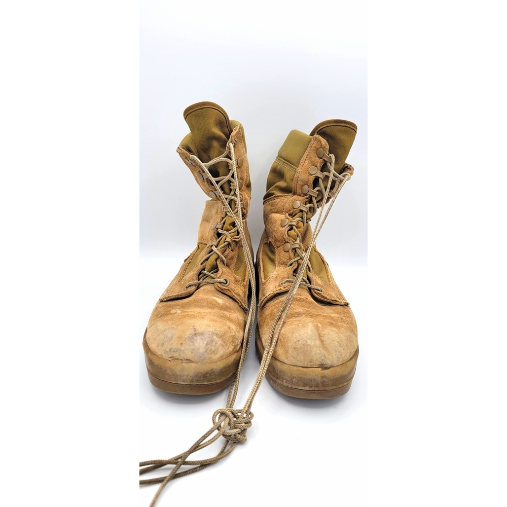 Belleville 520 Mens Tactical Combat Boots 8W USMC Marine Tan Iraq War Worn